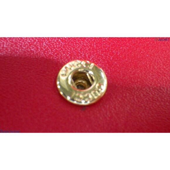 Gucci GG Guccissima Embossed Leather Red Bi-Fold Card Case / Wallet (NWOT) - Picture 6 of 8